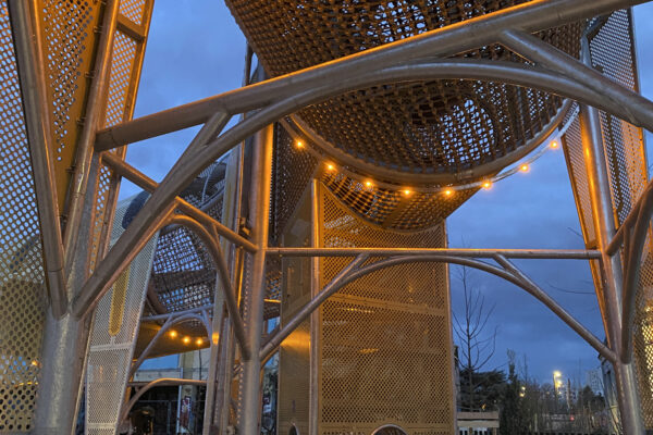 Réalisation Lyon LED PUCK DOME